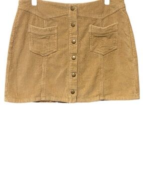 Almost Pink Corduroy Skirt